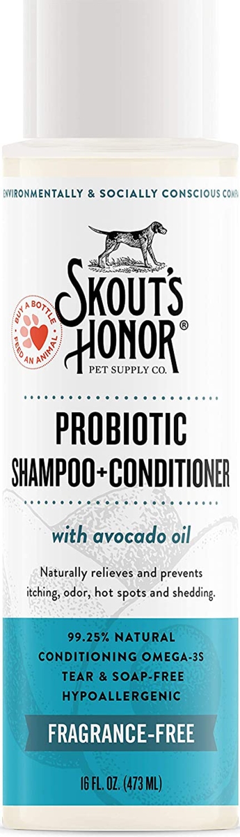 Picture of Skouts Honor 810053870617 16 oz Probiotic Shampoo & Conditioner for Puppies