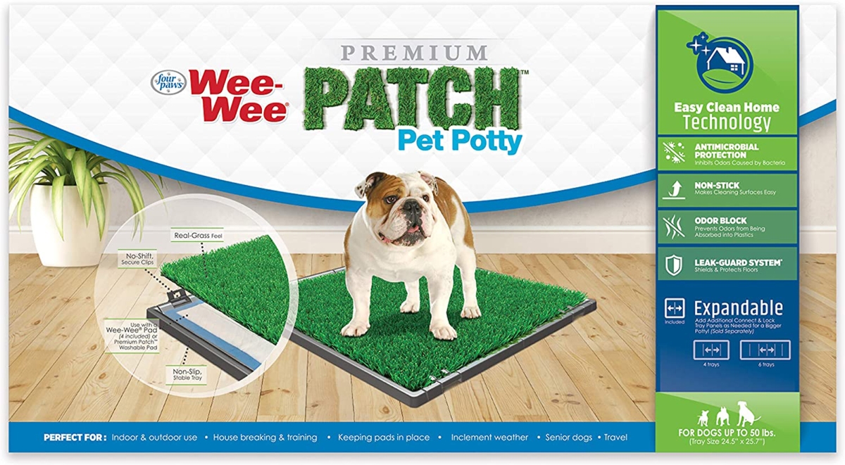 Picture of Four Paws Products 045663974787 24.5 x 25.7 in. Wee-Wee Premium Patch Indoor & Outdoor Pet Potty