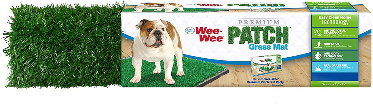 Picture of Four Paws Products 045663974800 22 x 23 in. Coverage Area Wee-Wee Premium Patch Grass Mat for Dogs