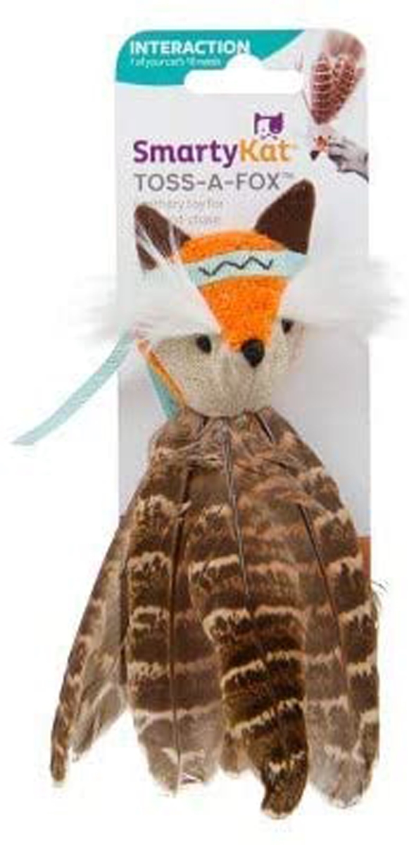 Picture of Smartykat 786306385026 Toss-A-Fox Catnip Toy, Multicolor