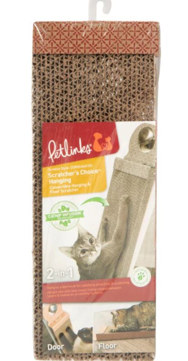 Picture of Pet Links 786306491772 Choice Hanging Corrugate Cat Scratcher with Infused Catnip