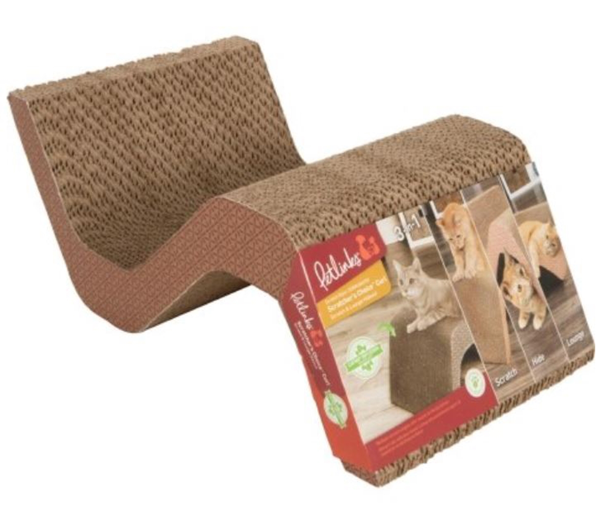 Picture of Pet Links 786306491796 Choice Curl Corrugate Cat Scratcher with Infused Catnip