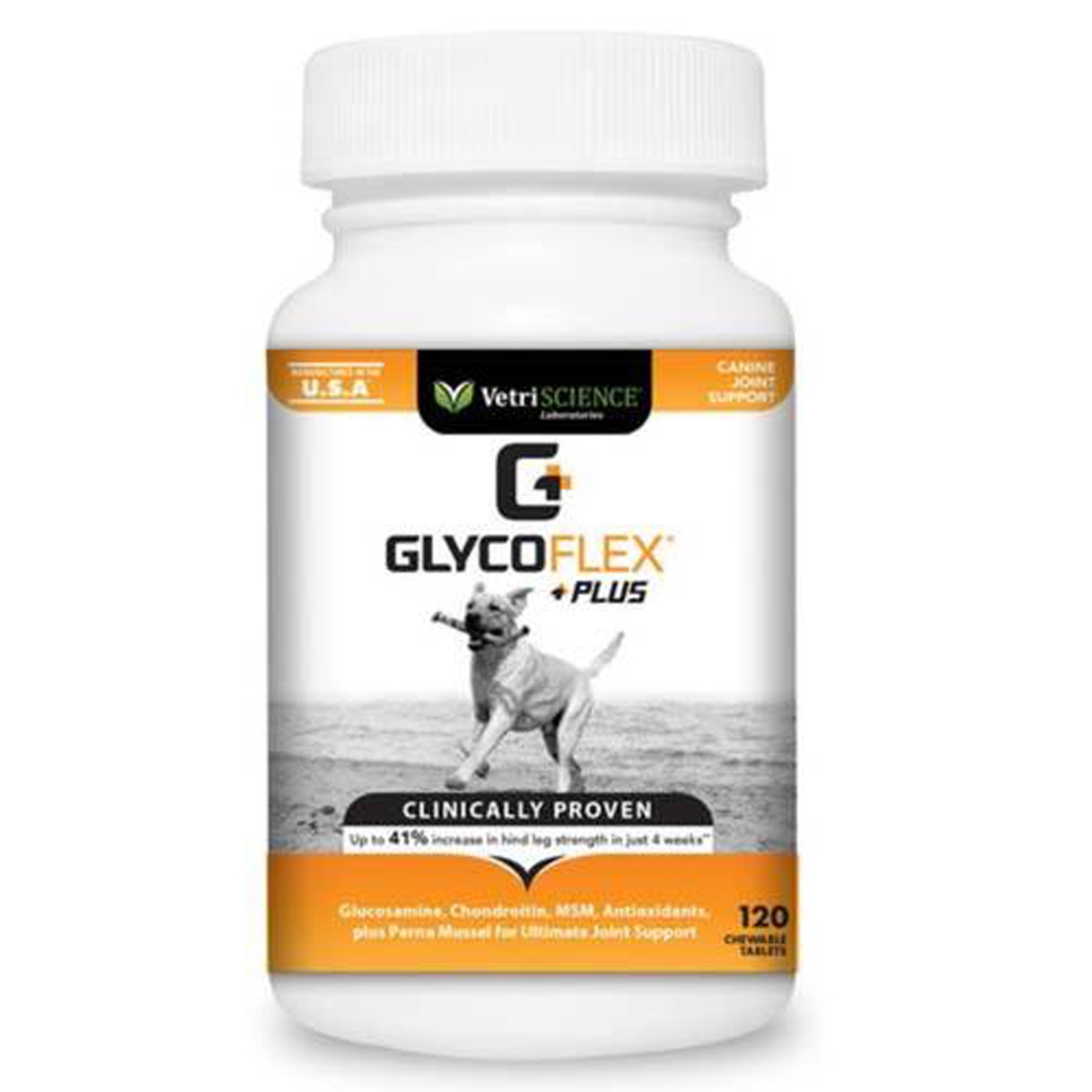 Picture of VetriScience 026664003386 Glycoflex Plus Vitamin Supplement for Dog&#44; 120 Count