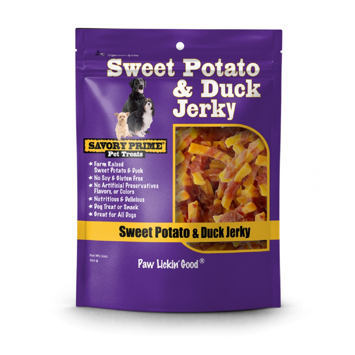 Picture of Savory Prime Pet Treats 810359420165 16 oz Duck & Sweet Potato Dog Treat