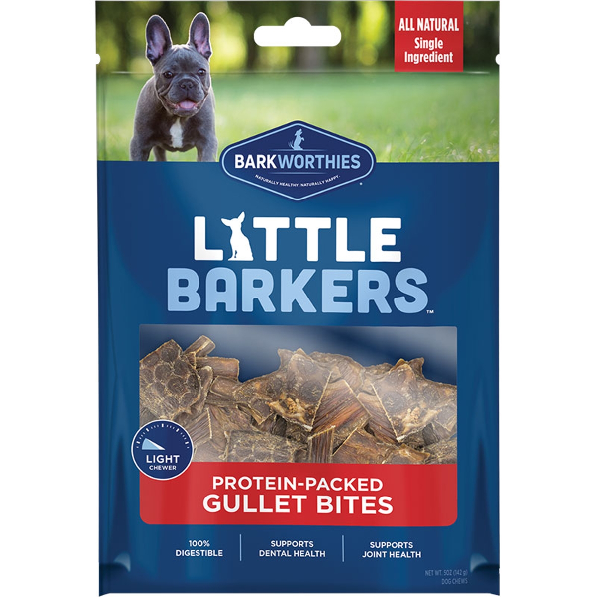 Picture of Barkworthies 840139125553 5 oz Gullet Bites for Dog