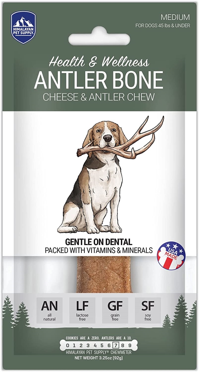 Picture of Himalayan Dog Chew 859552003171 3.25 oz Antler Bone for Dog, Medium
