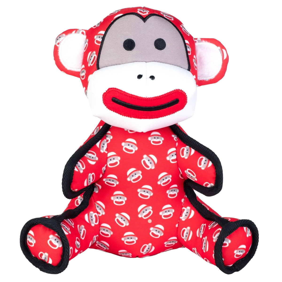 Picture of The Worthy Dog 845851099083 Sock Monkey Plush Toy for Dog&#44; Red - Small