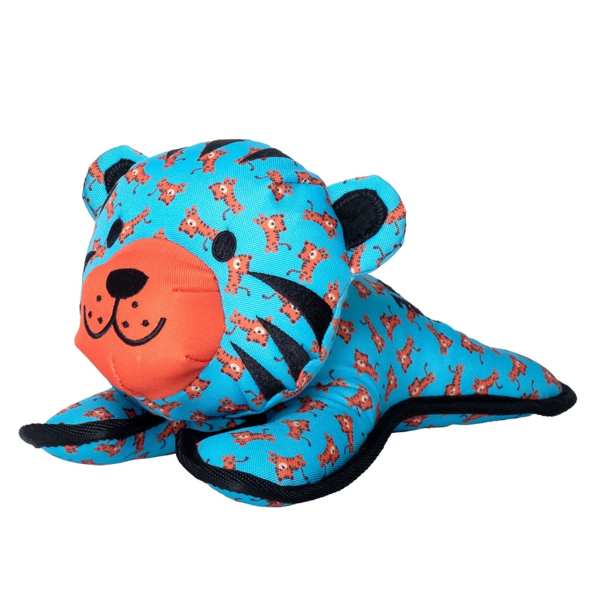 Picture of The Worthy Dog 845851099311 Tiger Plush Toy for Dog, Blue - Large