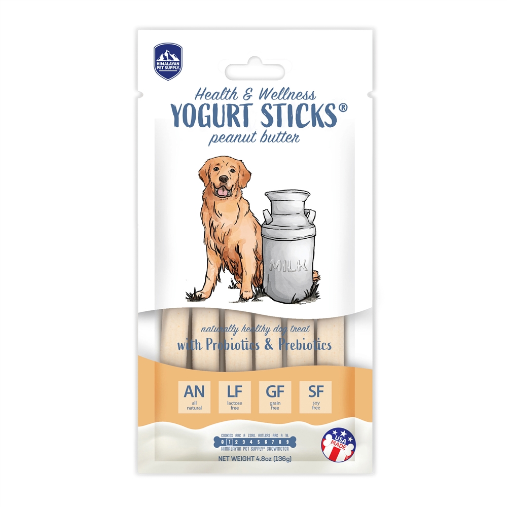 Picture of Himalayan Dog Chew 850008942648 4.8 oz Peanut Butter Yogurt Sticks Dog Treats