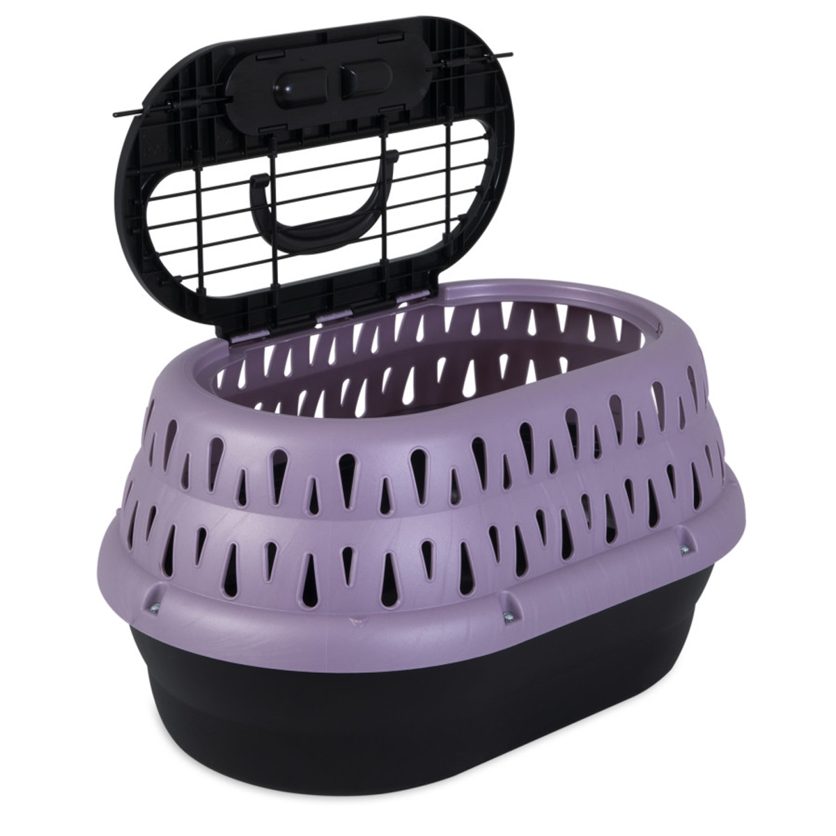 Picture of Petmate 029695414558 Top Load Cat Kennel - Purple - 19 in.