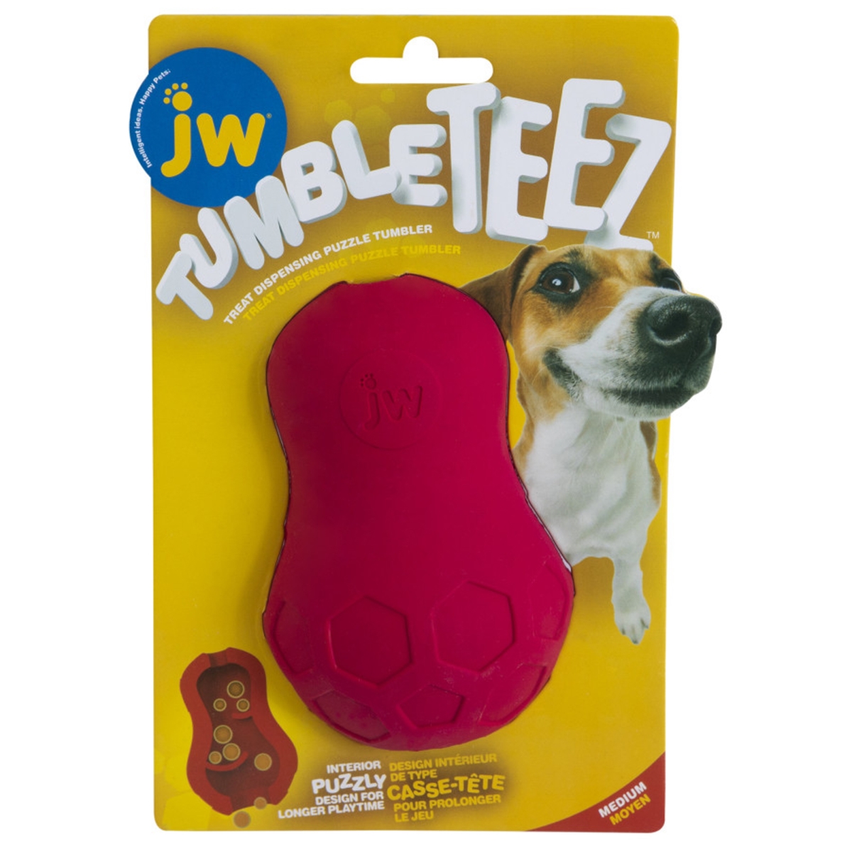 JW Pet 029695470363 Tumble Teez Dog Toy - Medium