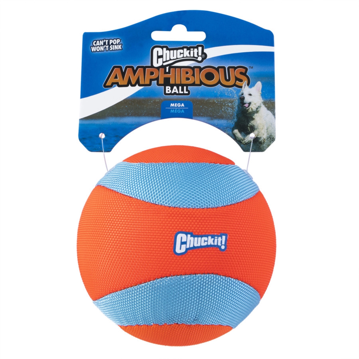 029695509902 Mega Amphibious Ball Dog Toy - Large