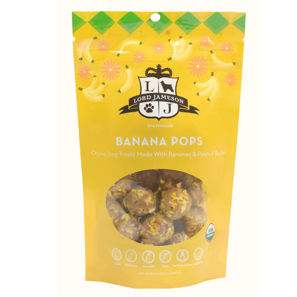 Picture of Lord Jameson 679628445397 Banana Pops Dog Treat - 6 oz
