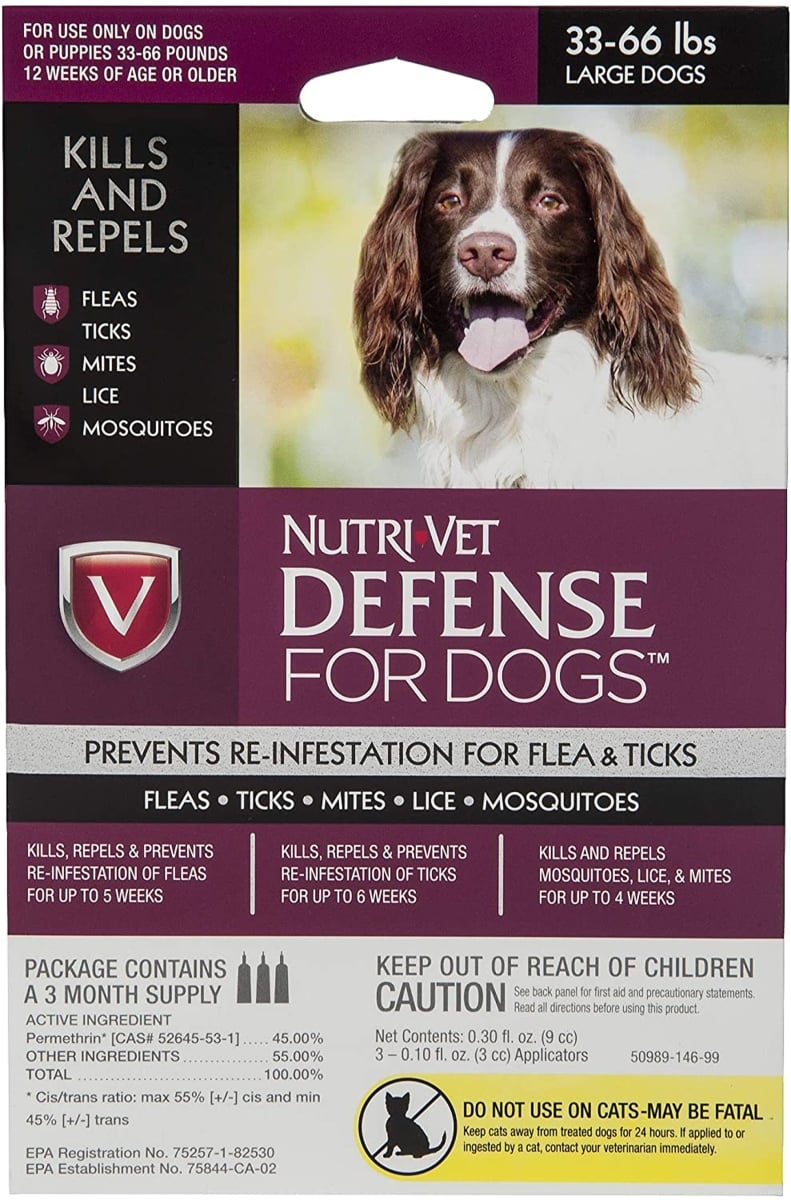 Picture of Nutri-Vet 669125539767 Defense Flea Tick for Dogs - Extra Large - 66 lbs - Pack of 4