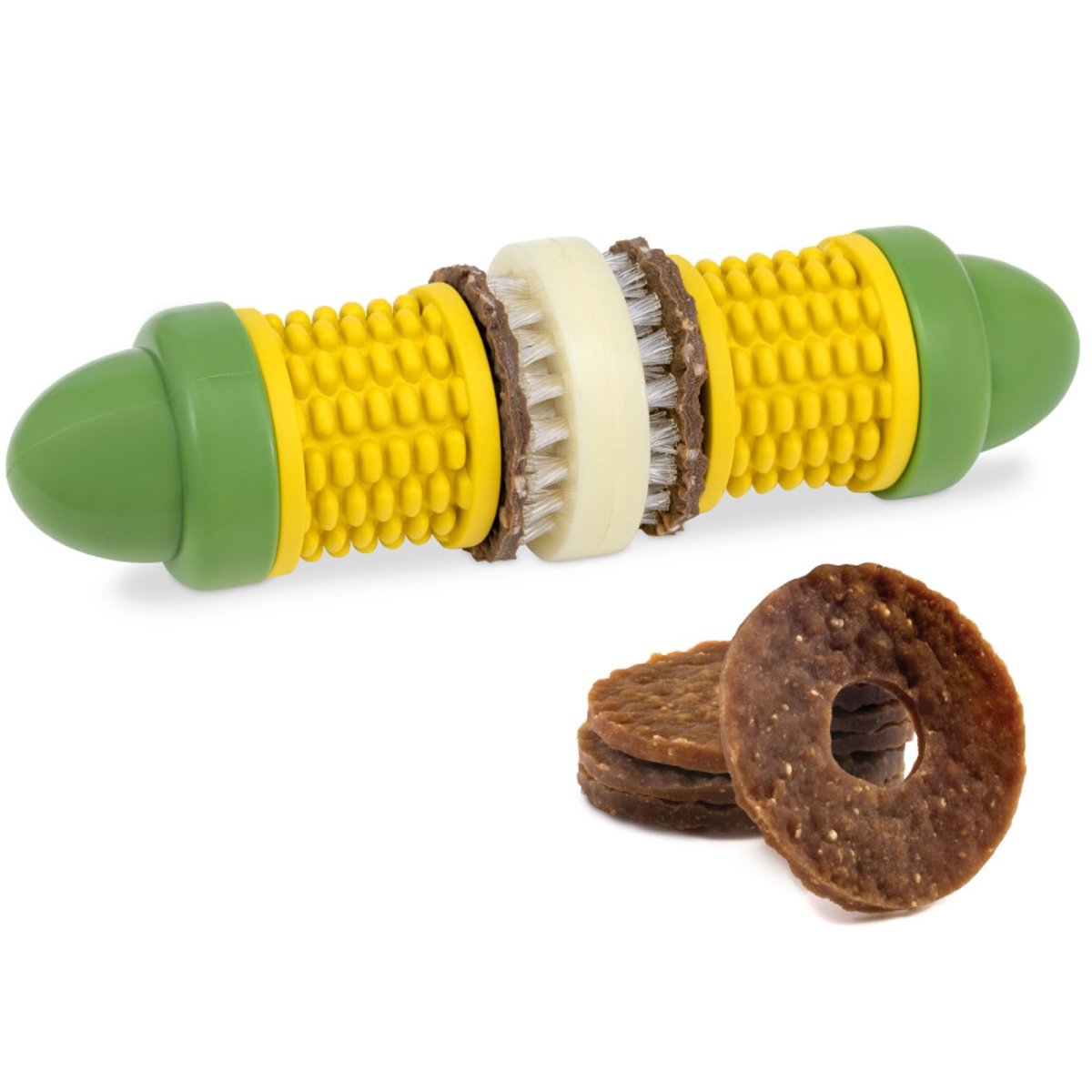 Picture of PetSafe 729849173156 Busy Buddy Cravin Corncob Treat Holding Dog Toy - Small & Medium