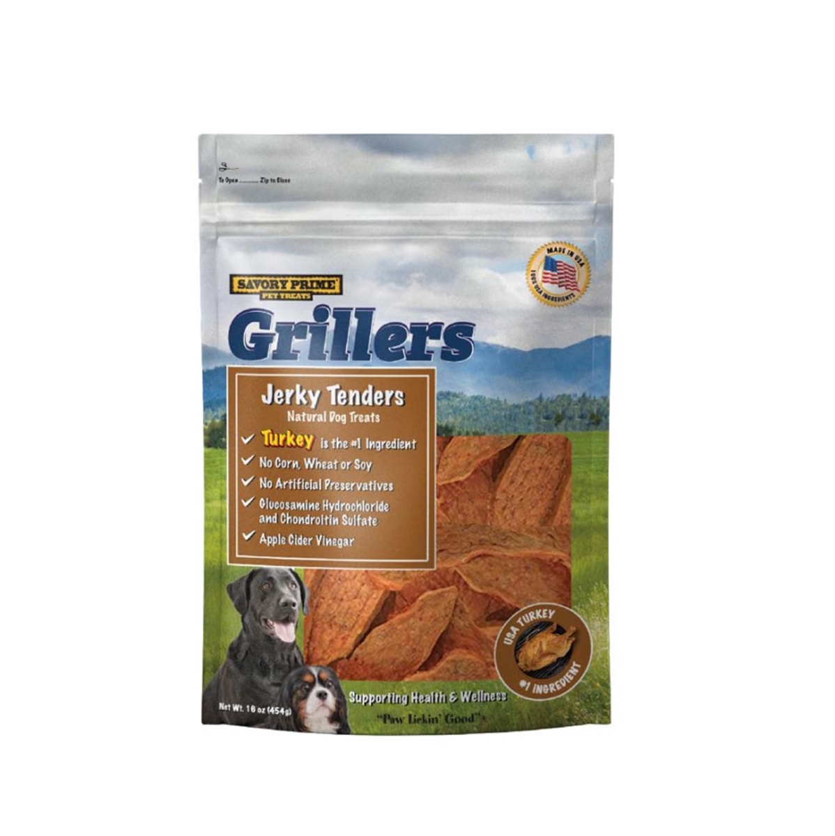 Picture of Savory Prime 810359005638 16 oz Savory Prime Grillers Turkey Tenders Dog Treat