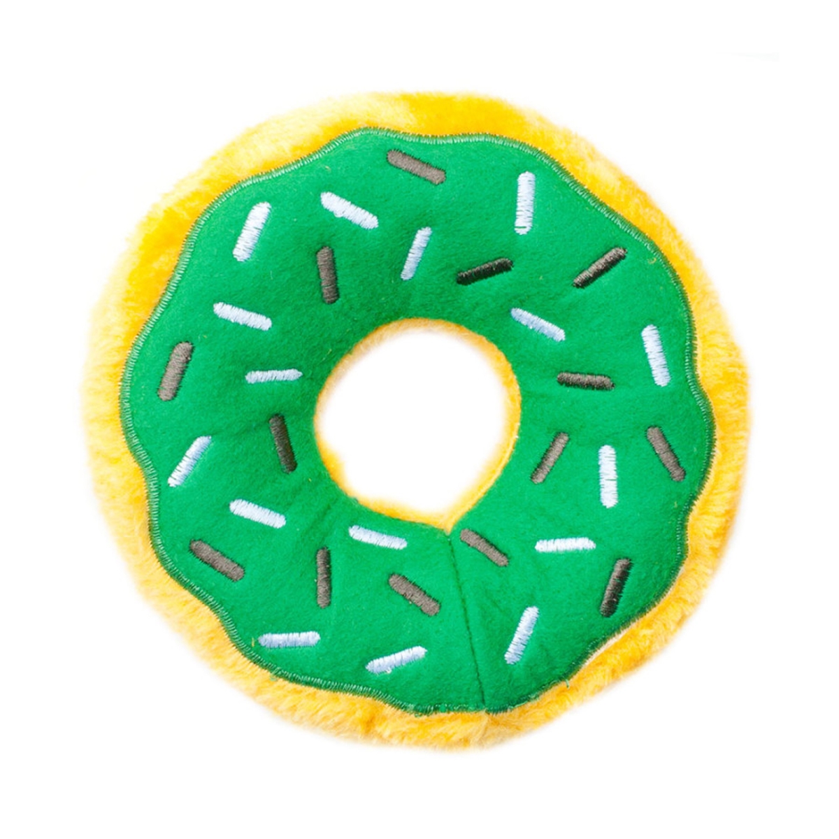 Picture of ZippyPaws 818786016555 Donutz Mint Chip Dog Toy - Medium