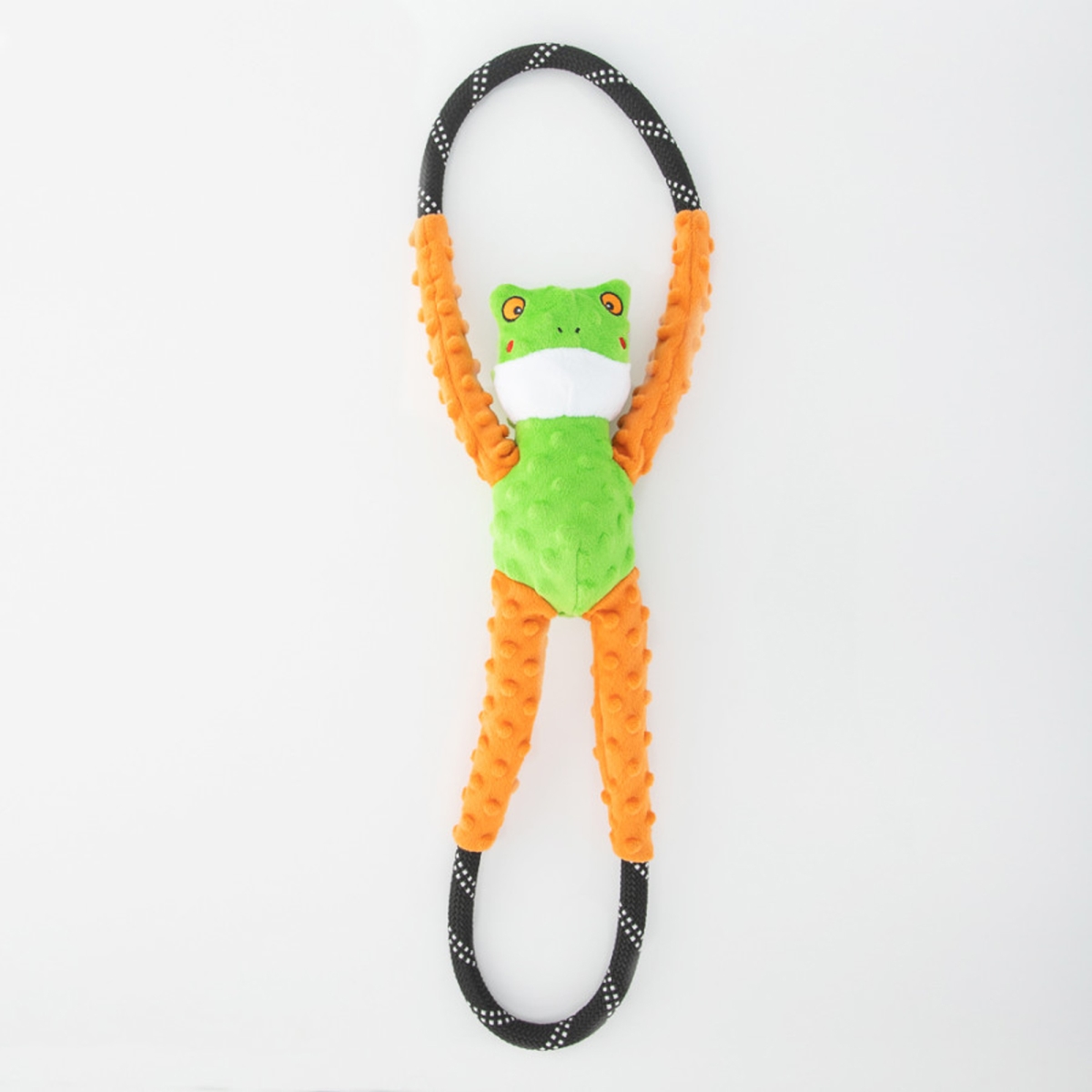Picture of ZippyPaws 818786019662 RopeTugz Tree Frog Dog Toy - Large