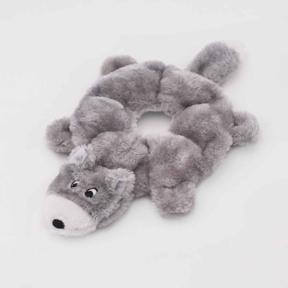 Picture of ZippyPaws 818786019990 Loopy Wolf Dog Toy - Medium