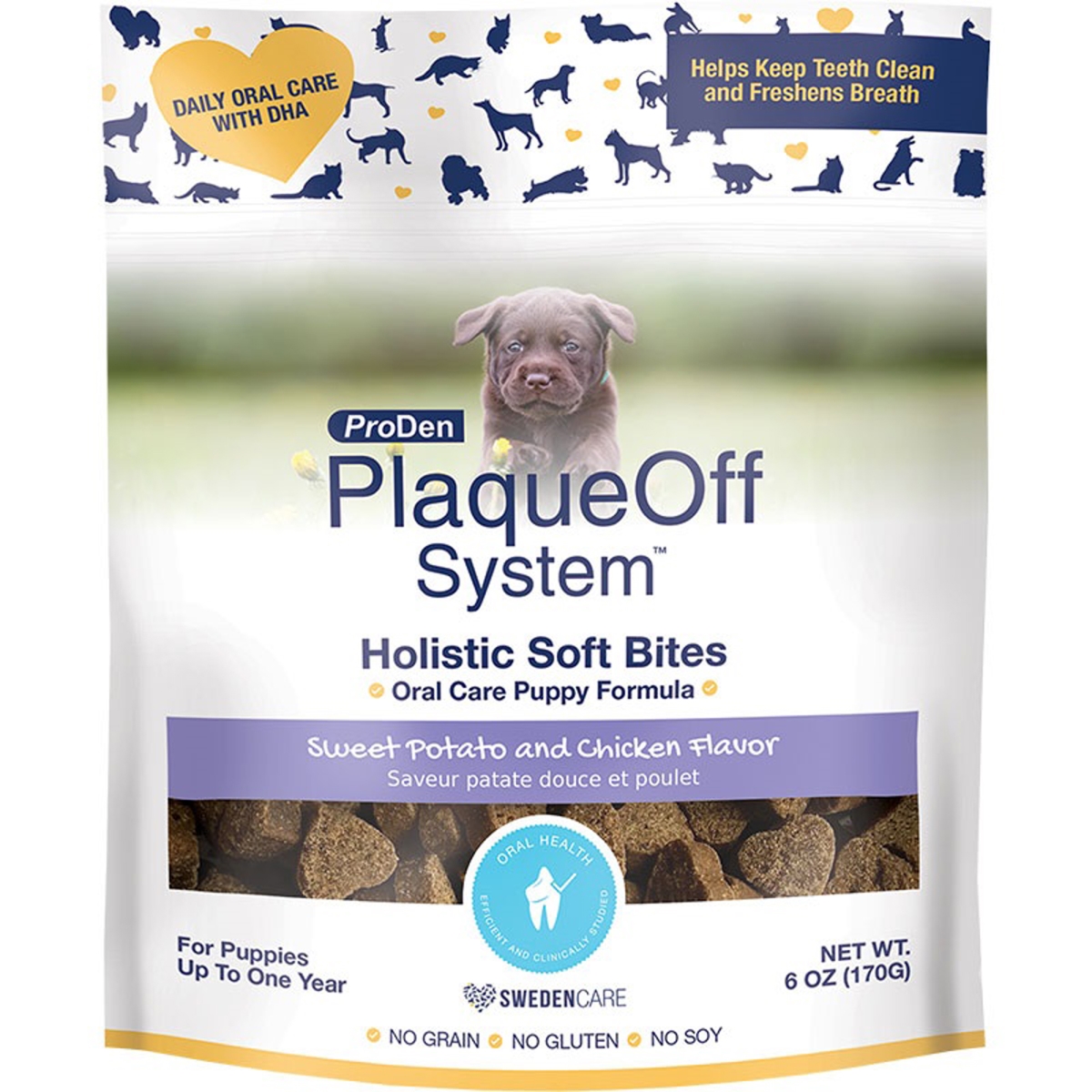 Picture of ProDen Plaqueoff 793888988941 Puppy Plaqueoff Bites for Dogs - 6 oz