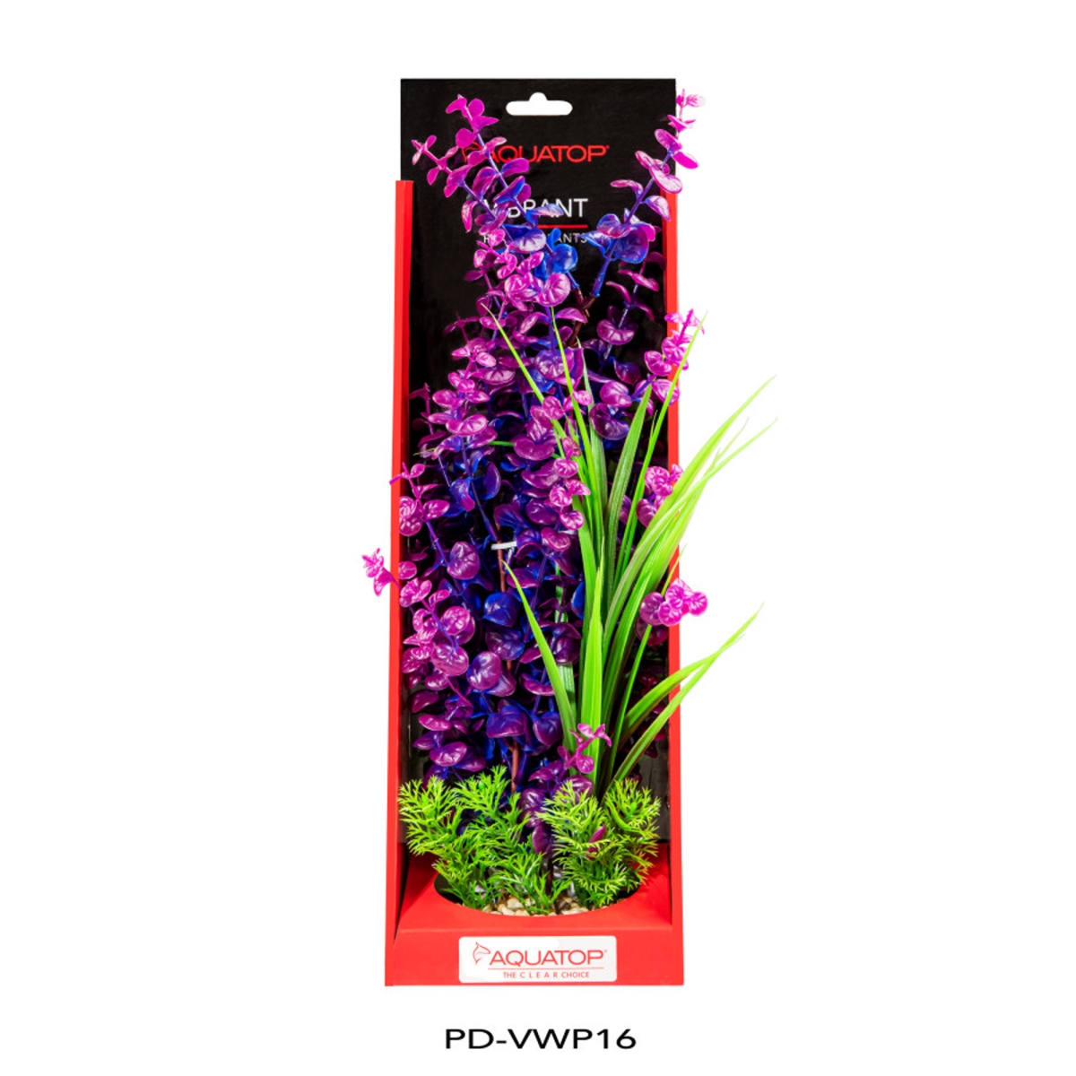 Picture of Aquatop 810074880503 Vibrant Aquarium Wild Plant - Purpleberry - 16 in.