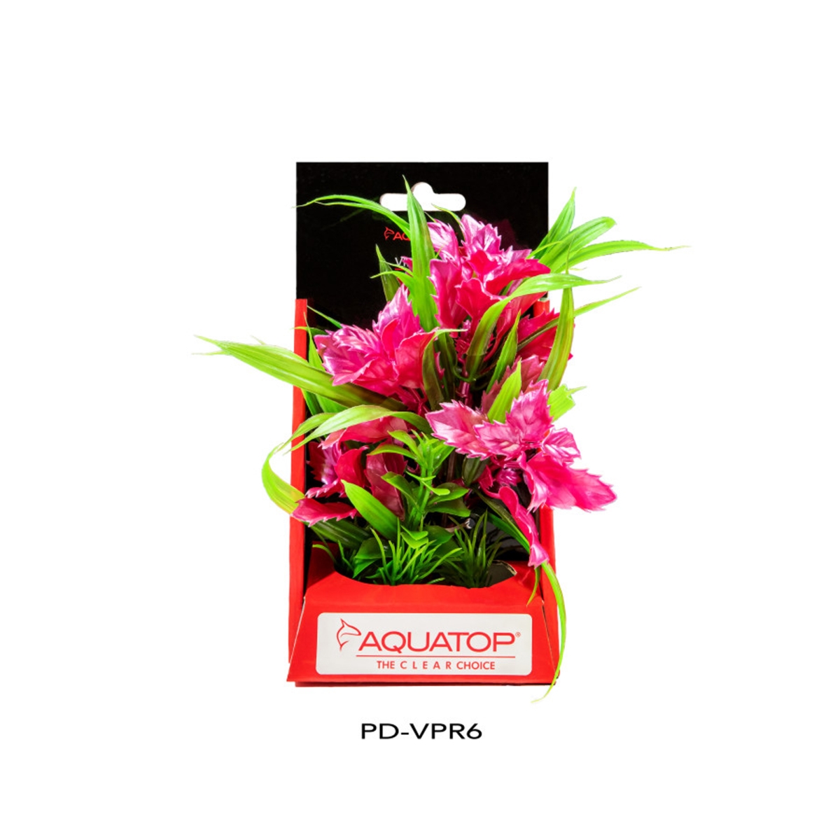 Picture of Aquatop 810074880107 Vibrant Aquarium Passion Plant - Rose - 6 in.