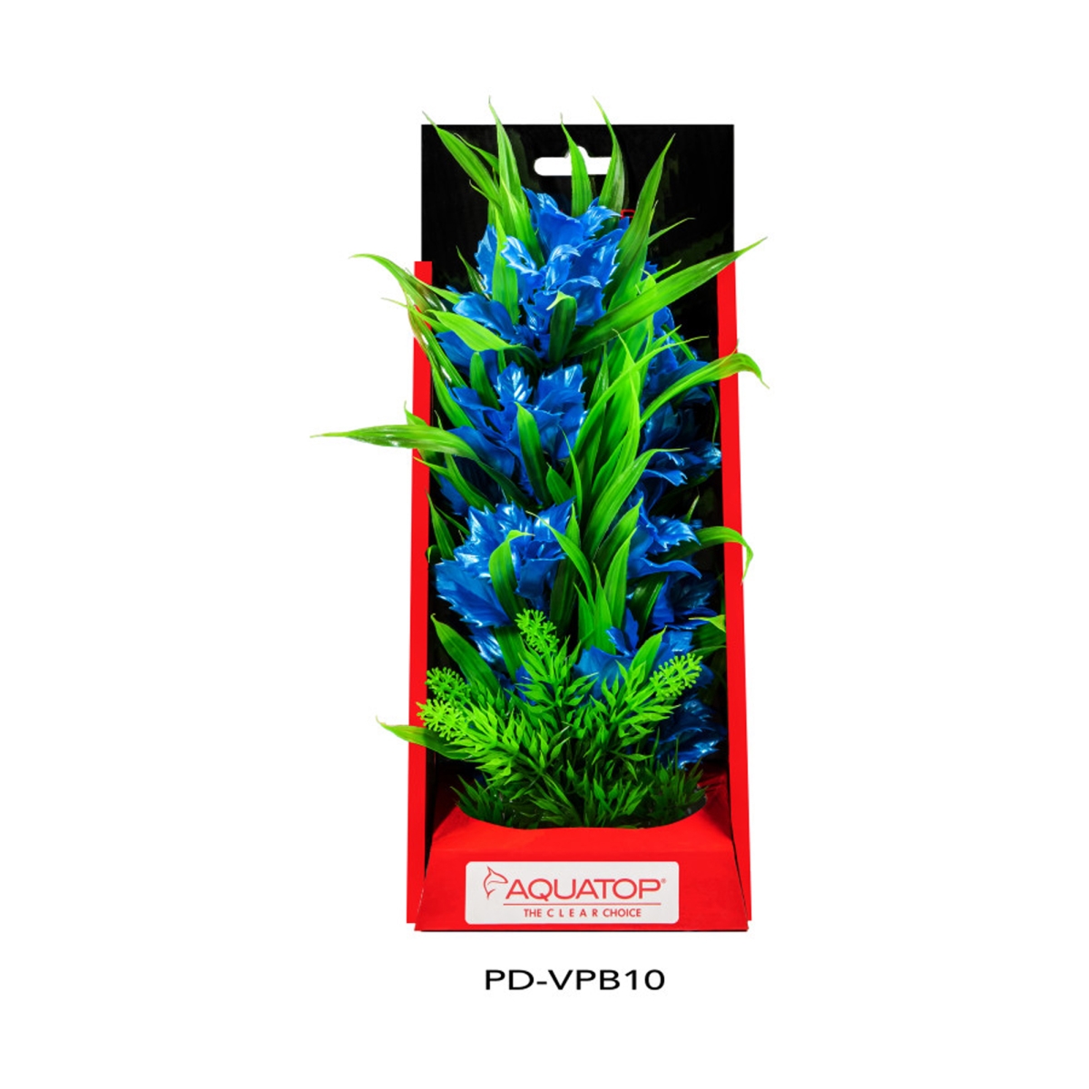 Picture of Aquatop 810074880145 Vibrant Aquarium Passion Plant - Blue - 10 in.