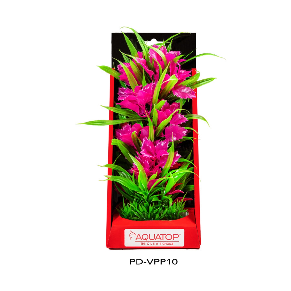Picture of Aquatop 810074880169 Vibrant Aquarium Passion Plant - Pink - 10 in.