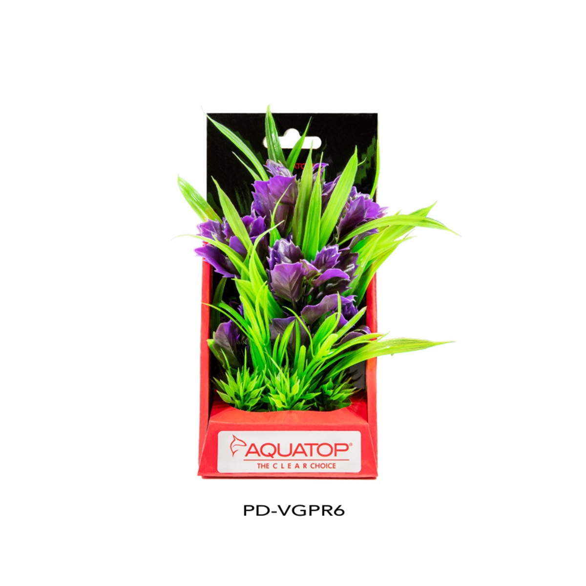Picture of Aquatop 810074880244 Vibrant Aquarium Garden Plant - Purple - 6 in.