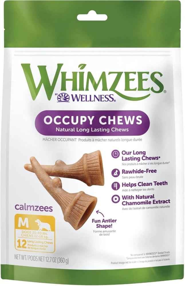 Picture of Whimzees 810037580051 Dog Occupy Chews Value Bag - Medium - 12.7 oz