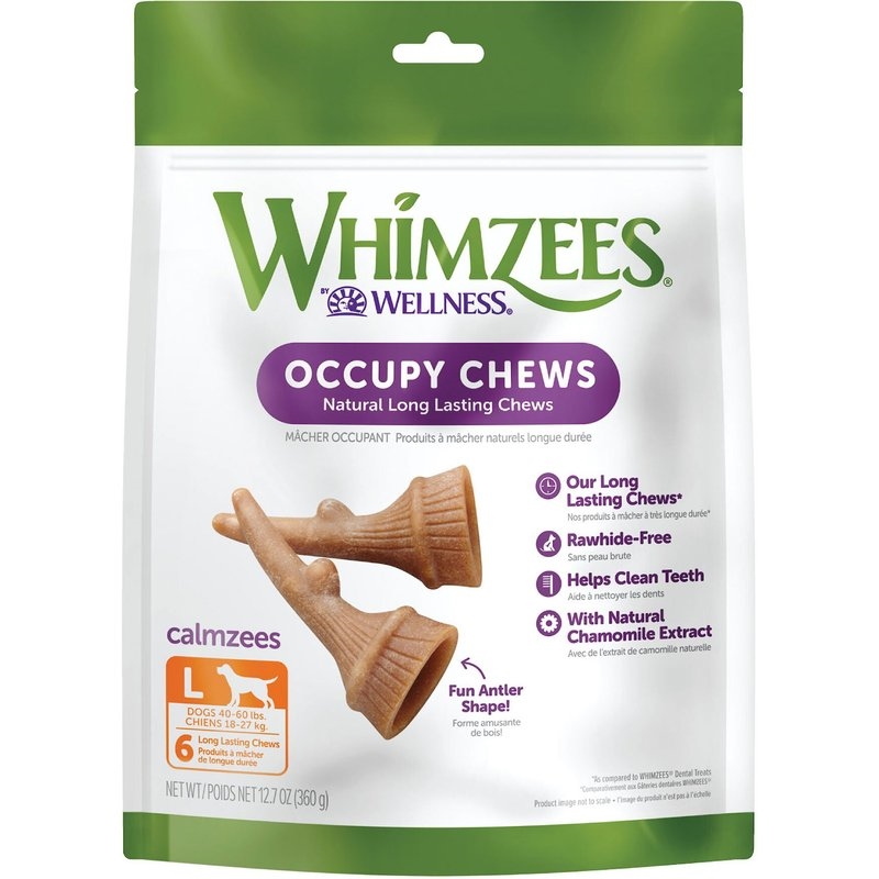 Picture of Whimzees 810037580075 Dog Occupy Chews Value Bag - Large - 12.7 oz
