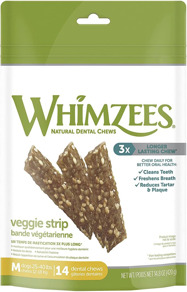 Picture of Whimzees 810037580105 Dog Occupy Medium Strip&#44; 66 Count