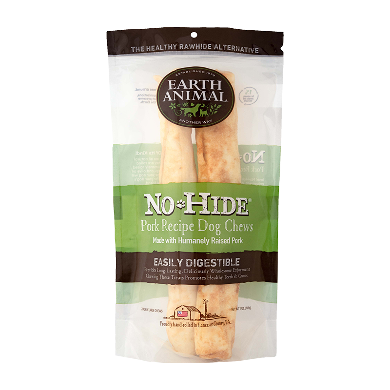 Picture of Earth Animal 810049511685 No-Hide Pork Chews for Dogs - 11 in. - Pack of 2