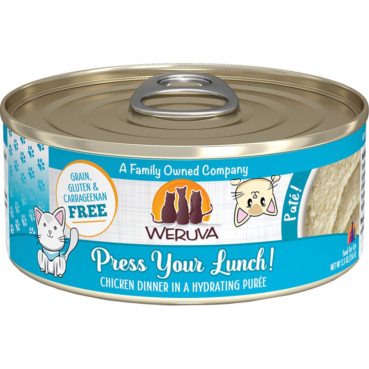 Picture of Weruva 810028241473 Pate Press Dinner Cat Food - 5.5 oz