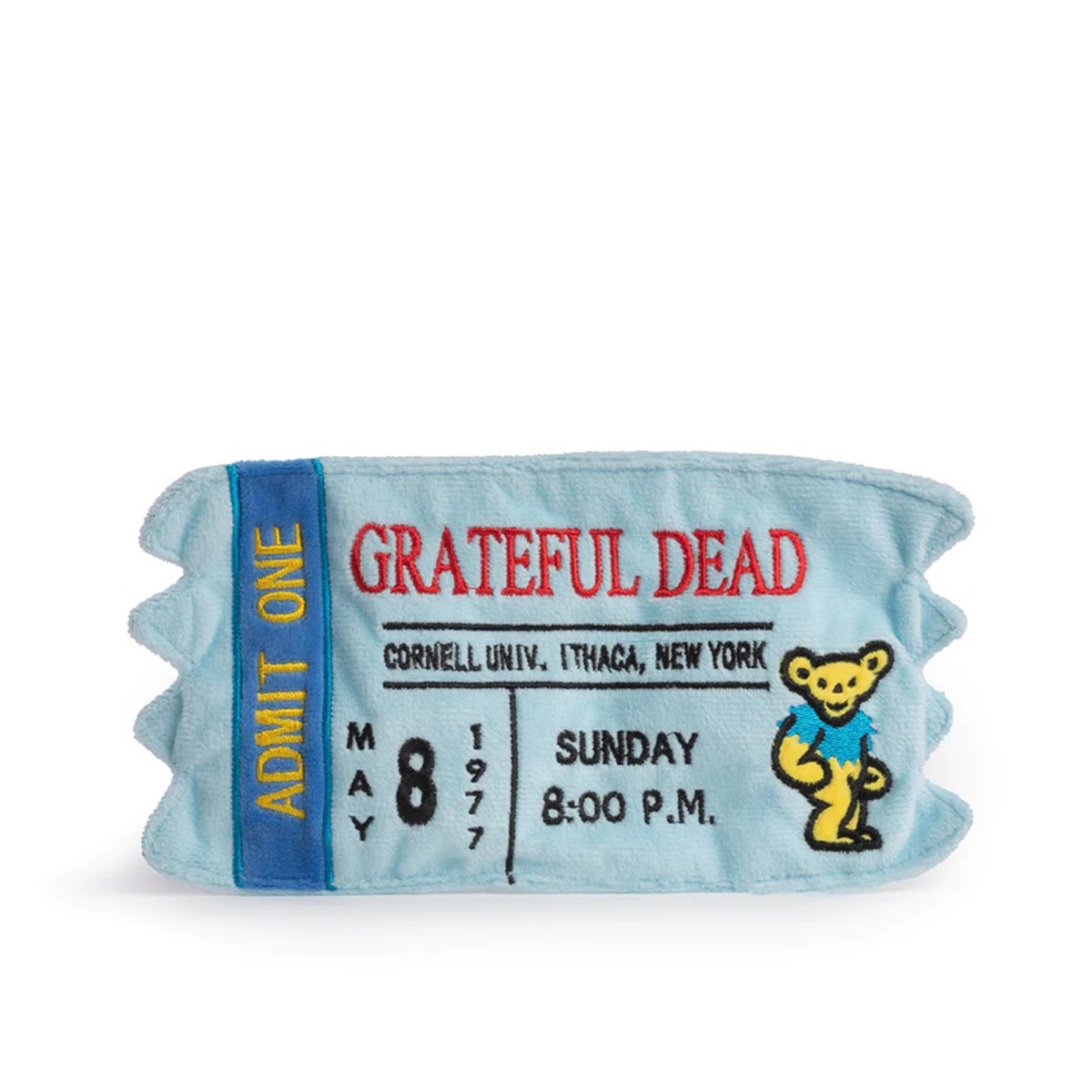 849088052224 Grateful Dead Admission Ticket Dog Toy