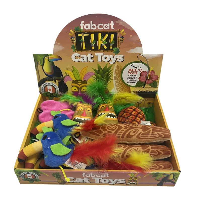 Picture of Fab Dog 849088065781 Fabcat Tiki Cat Toy Display - 25 Piece