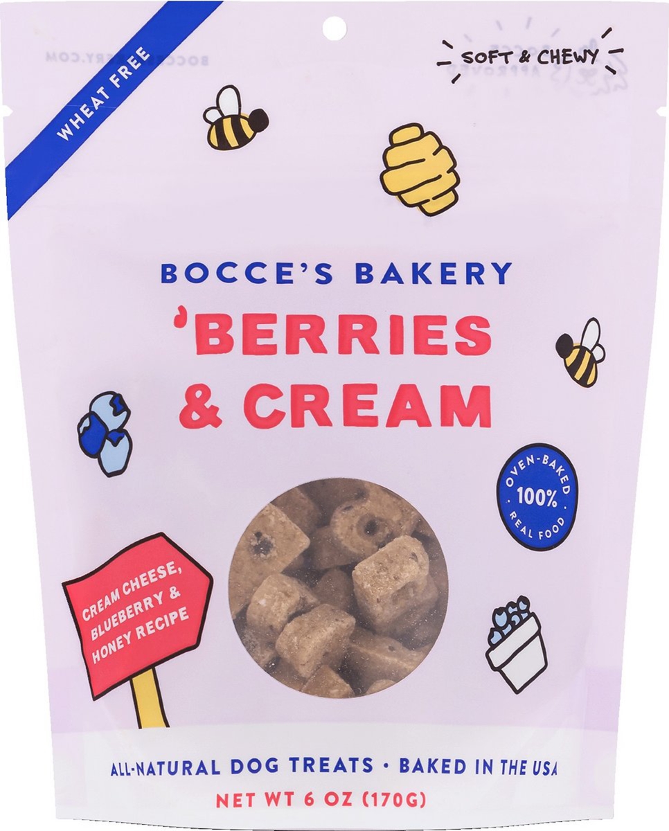 Picture of Bocces Bakery 850038855031 Berries Cream Dog Treat - 6 oz