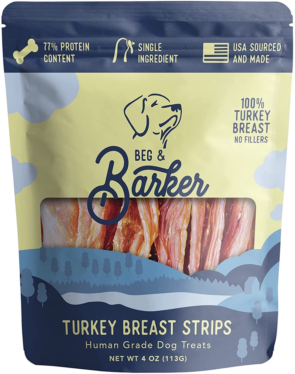 Picture of Beg & Barker 850025546010 4 oz Dog Strips Turkey Breast