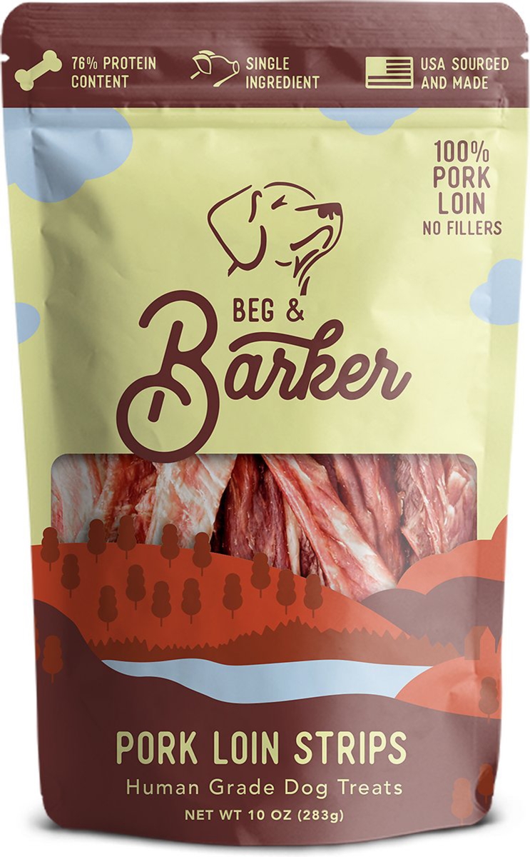 Picture of Beg & Barker 850025546027 Pork Loin Dog Strips - 10 oz
