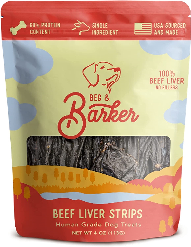 Picture of Beg & Barker 850025546461 Beef Liver Dog Strips - 4 oz