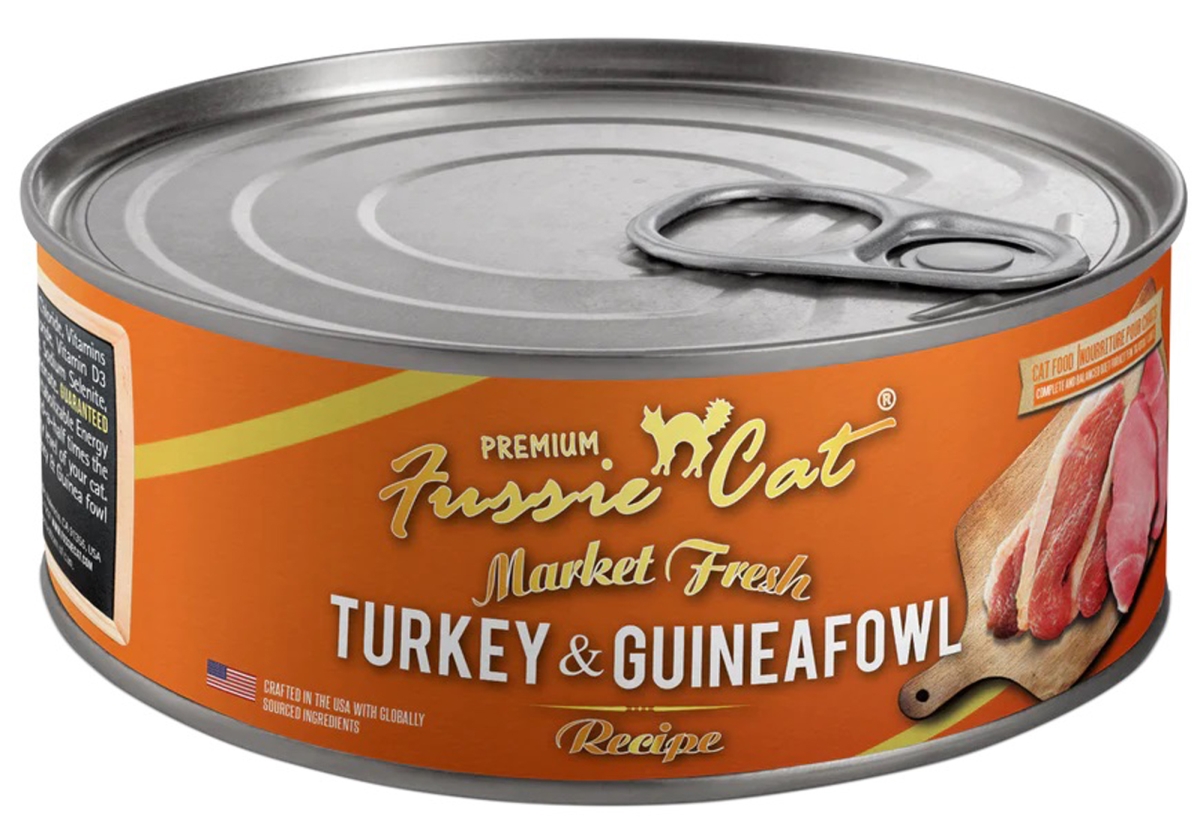 Picture of Fussie Cat 888641138456 Market Fresh Turkey & Guinea Fowl Pate Canned Cat Food - 5.5 oz - Case of 24