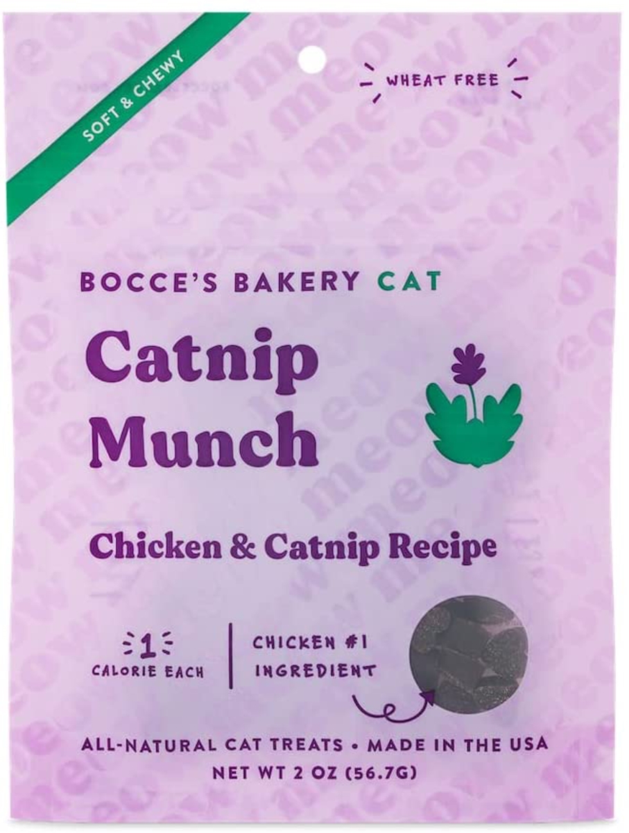 Picture of Bocces Bakery 850012629887 Catnip Munch Soft & Chewy Cat Treats - 2 oz