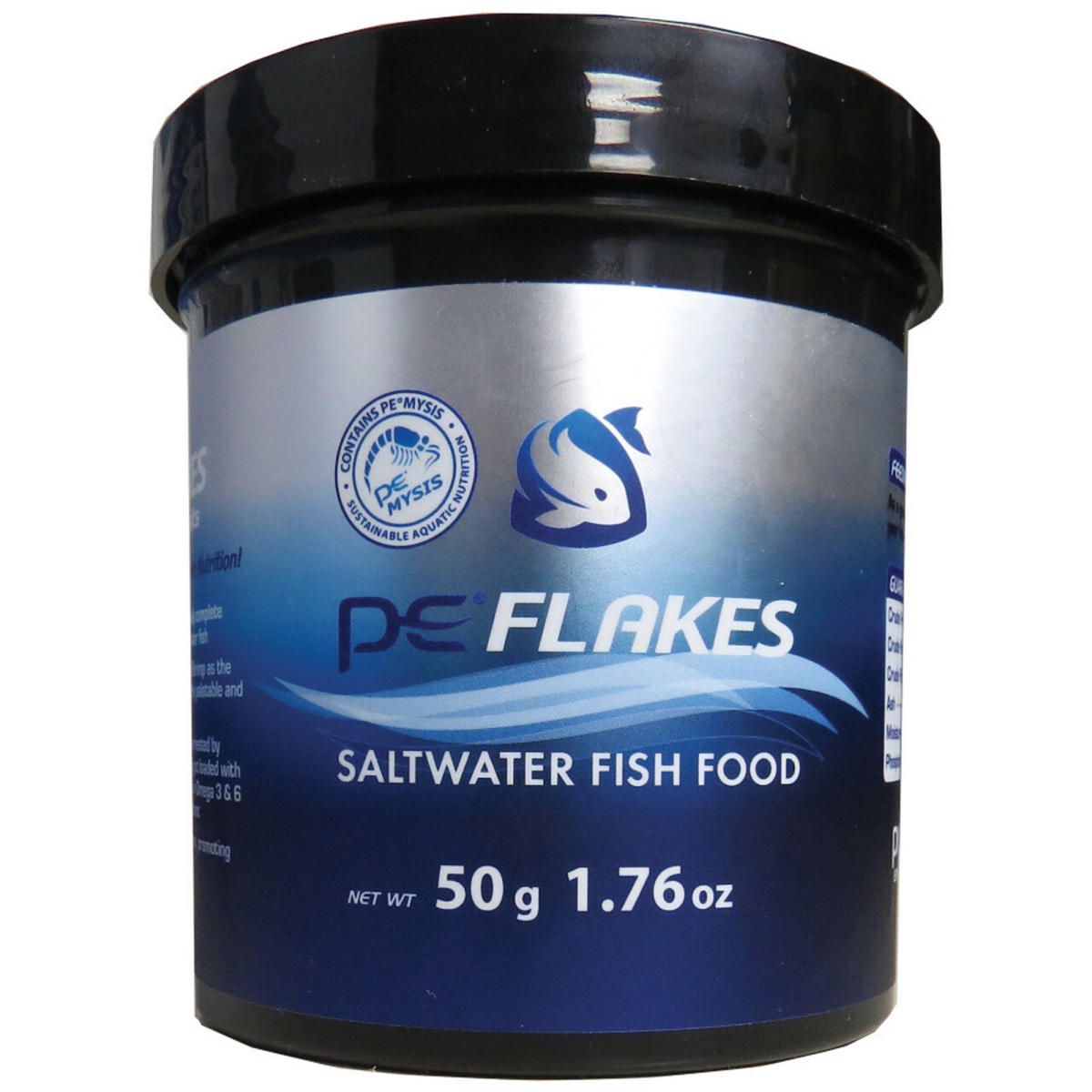 Picture of Piscine Energetics 824123401021 1.76 oz Piscine Energetics Saltwater Flakes Fish Food