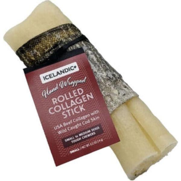 Picture of Icelandic 850003829920 4 in. Dog Beef Collagen Stick Chew&#44; 12 Piece