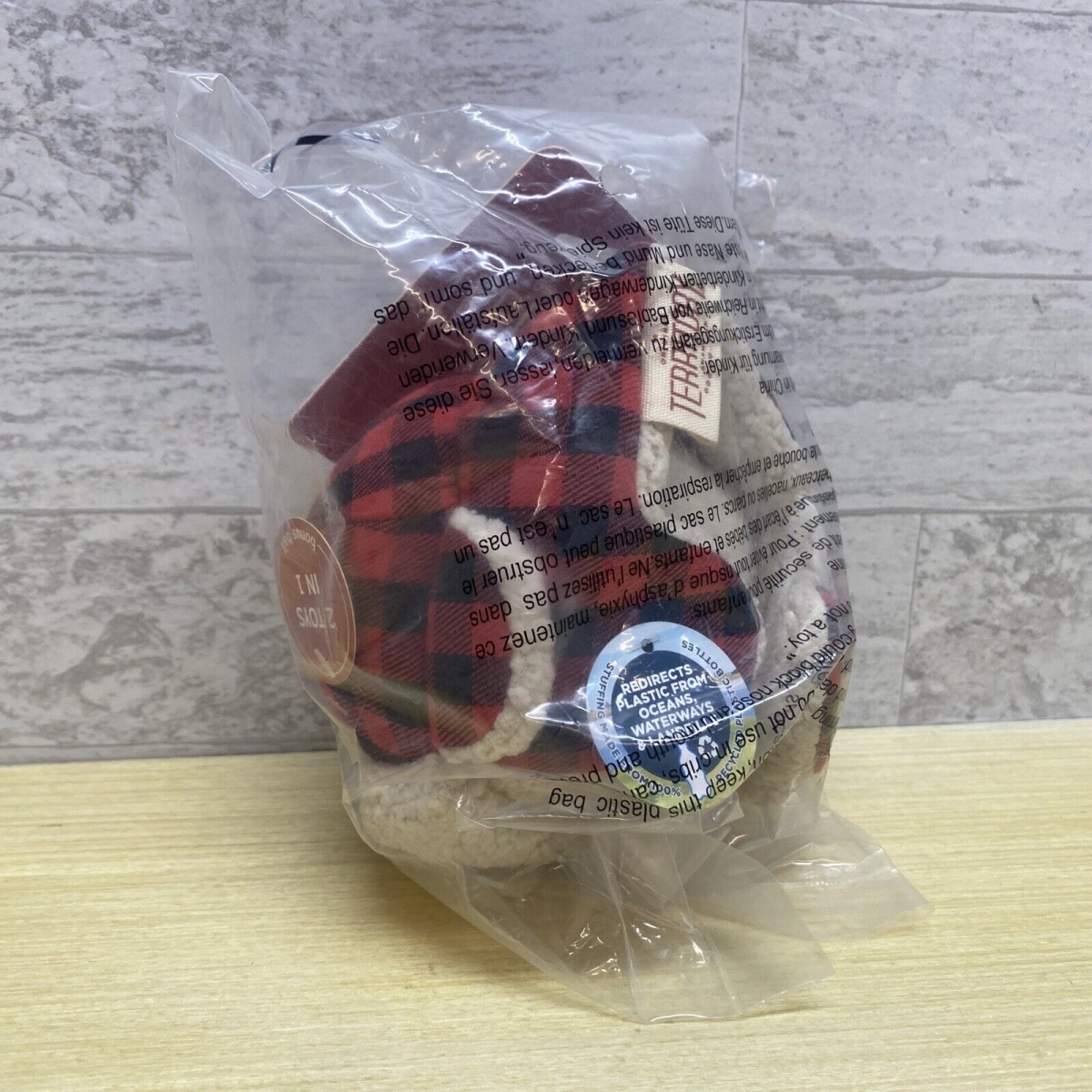 Picture of Territory 022266177333 7 in. 2-in-1 Trapper Hat Dog Toy