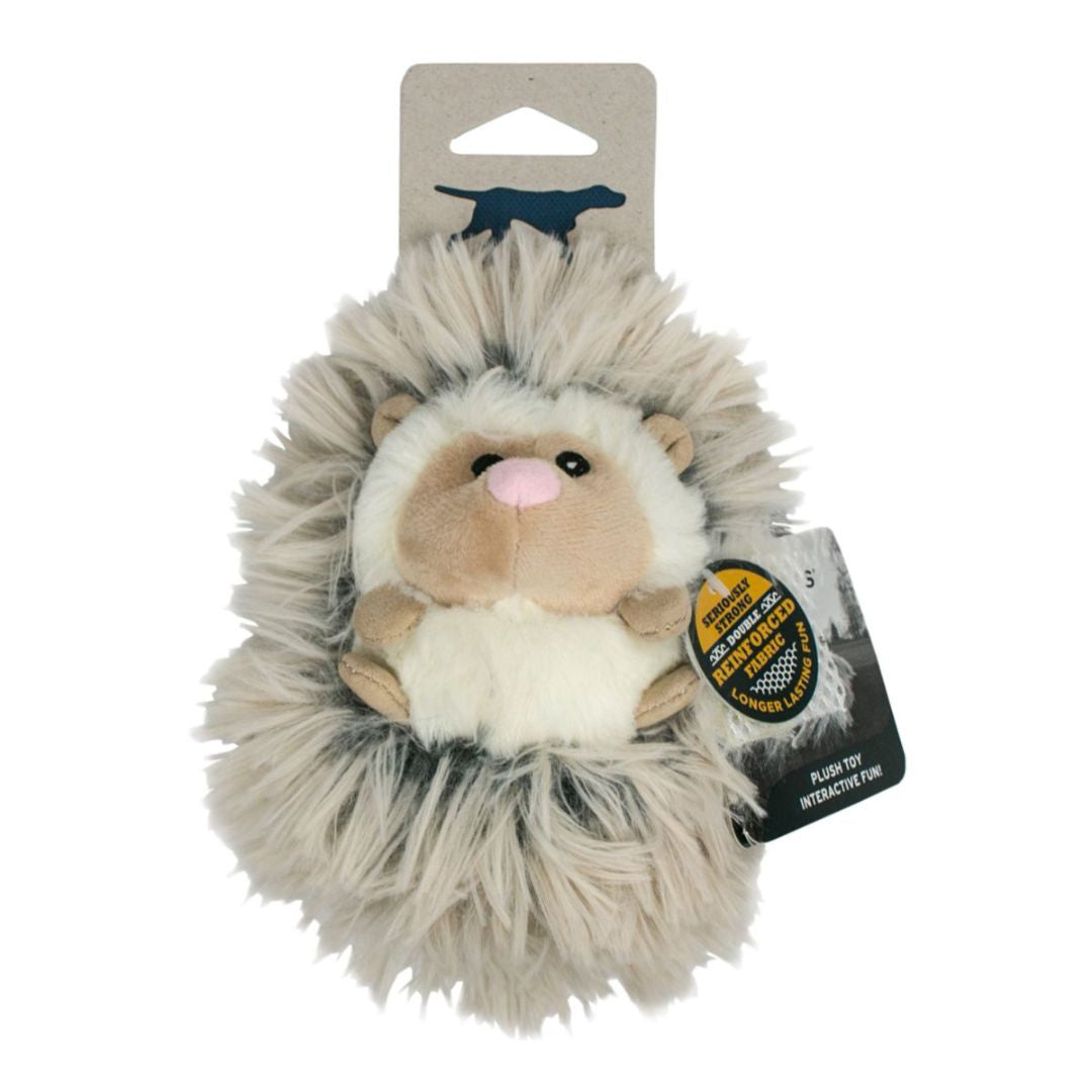 Picture of Tall Tails 022266177418 5 in. Real Feel Fluffy Hedgehog Mini Dog Toy