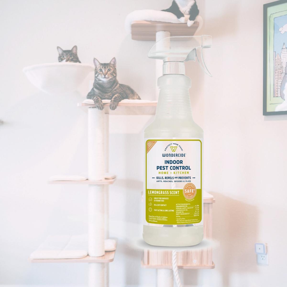 Picture of Wondercide 019962890925 32 oz Flea Tick & Mosquito Control Spray for Pets - Lemongrass