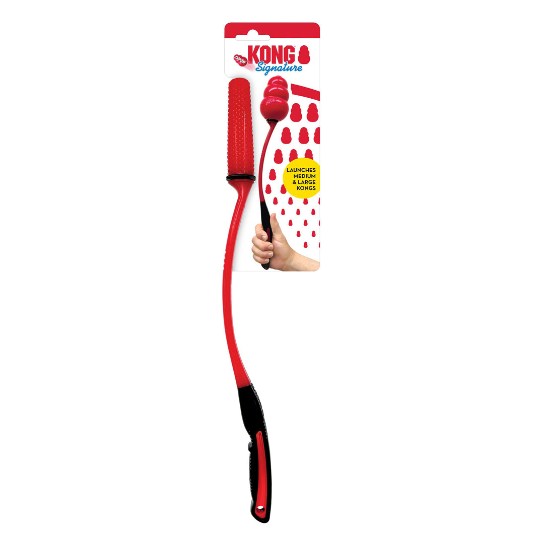 Picture of Kong 035585523101 Signature Ball Thrower Dog Toy - Medium & Large