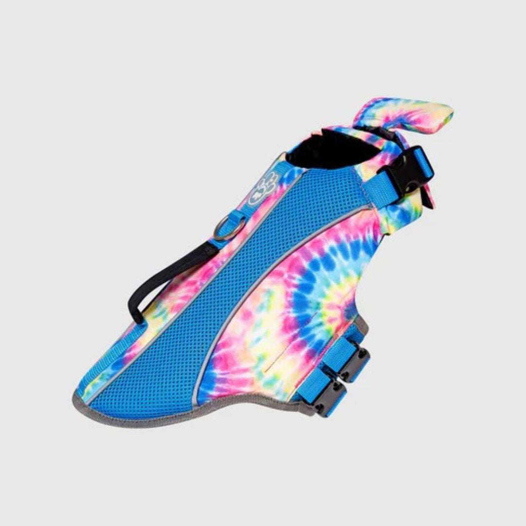 Picture of Canada Pooch 628284112396 Wave Rider Life Vest for Dog&#44; Tie Dye - Small