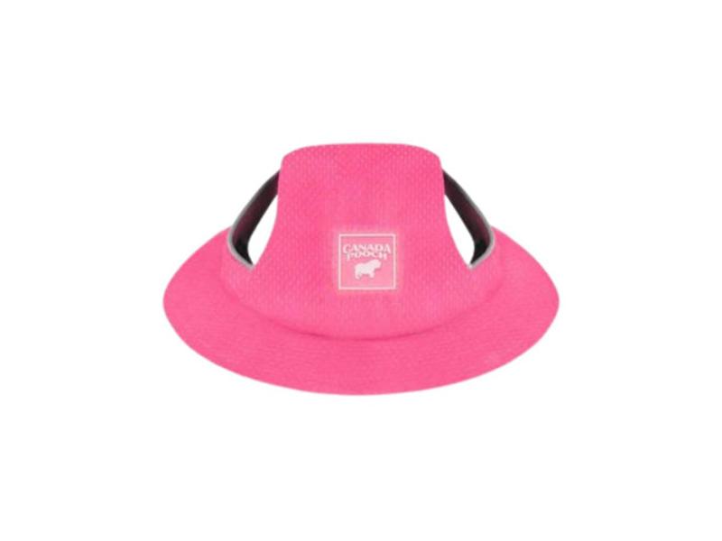 Picture of Canada Pooch 628284113775 Cooling Bucket Hat for Dog&#44; Neon Pink - Medium